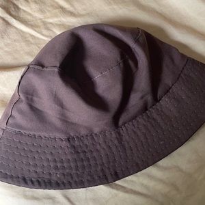 brown bucket hat